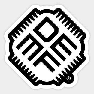 DEMF® Official Logo | White Sticker